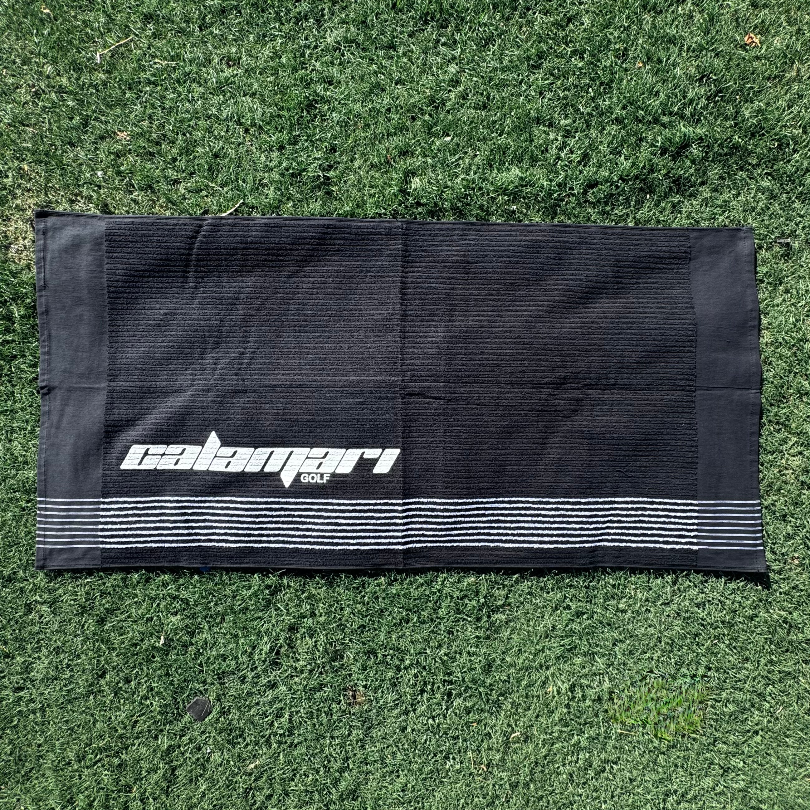 Calamari Behemoth Golf Towel - Black