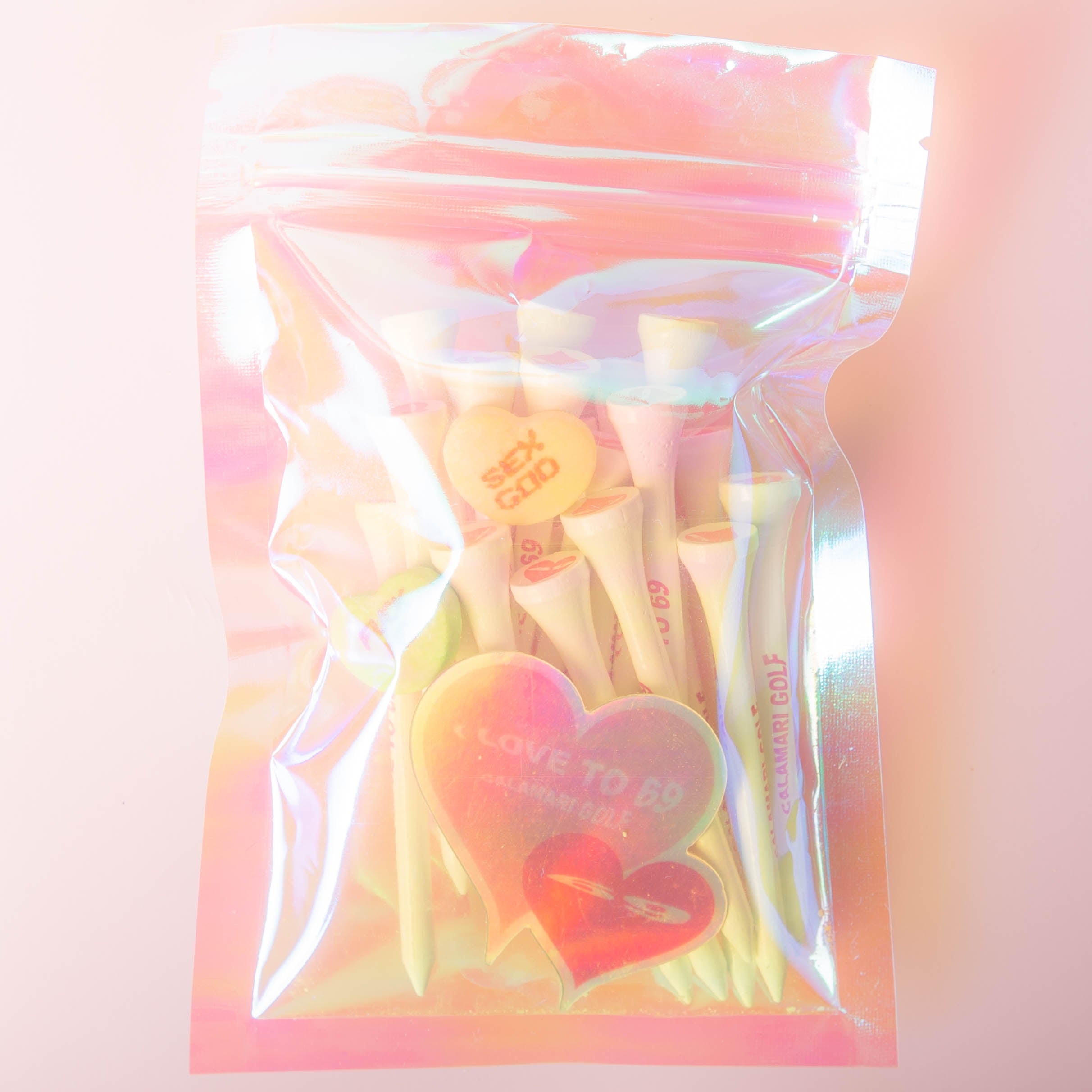 Calamari Snappers™ 2 3/4 "I LOVE TO 69" Golf Tees