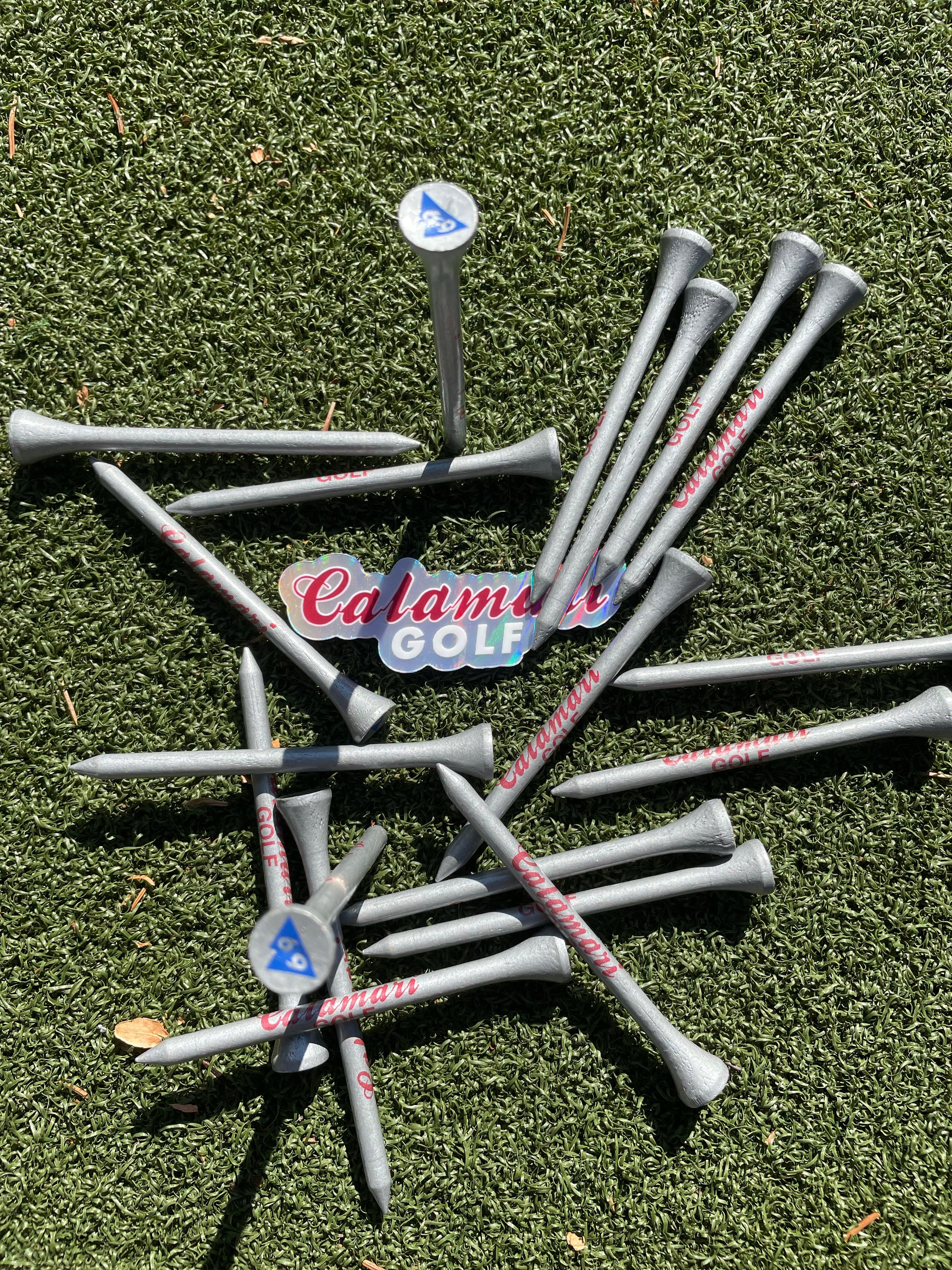 Calamari Snappers™ 3 1/4 - “SILVER BULLETS” GOLF TEES