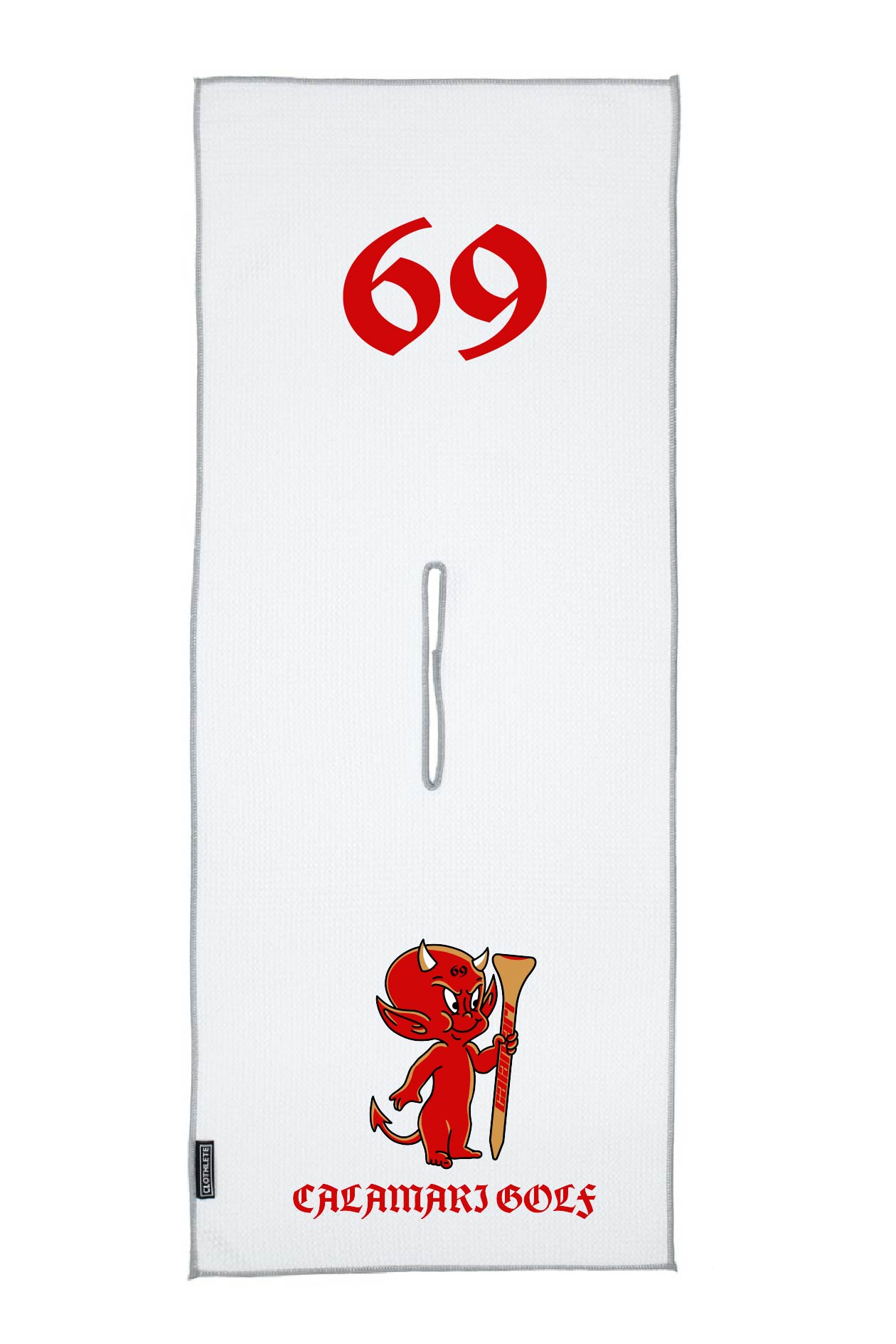 CALAMARI “HORNY DEVILS” 16x40 MICROFIBER TOWEL