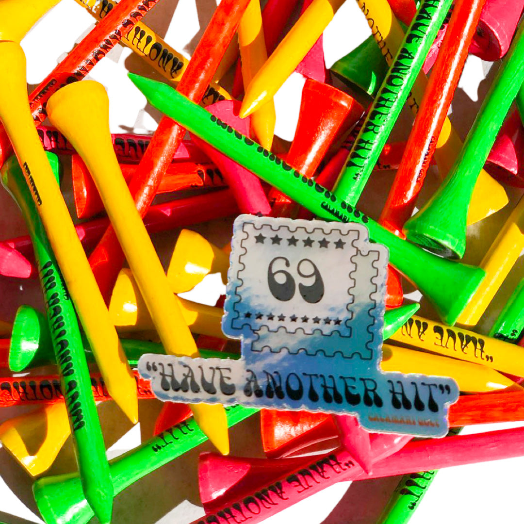 Calamari Snappers™ 2 3/4 "CALAMARI SUNSHINE" Golf Tees