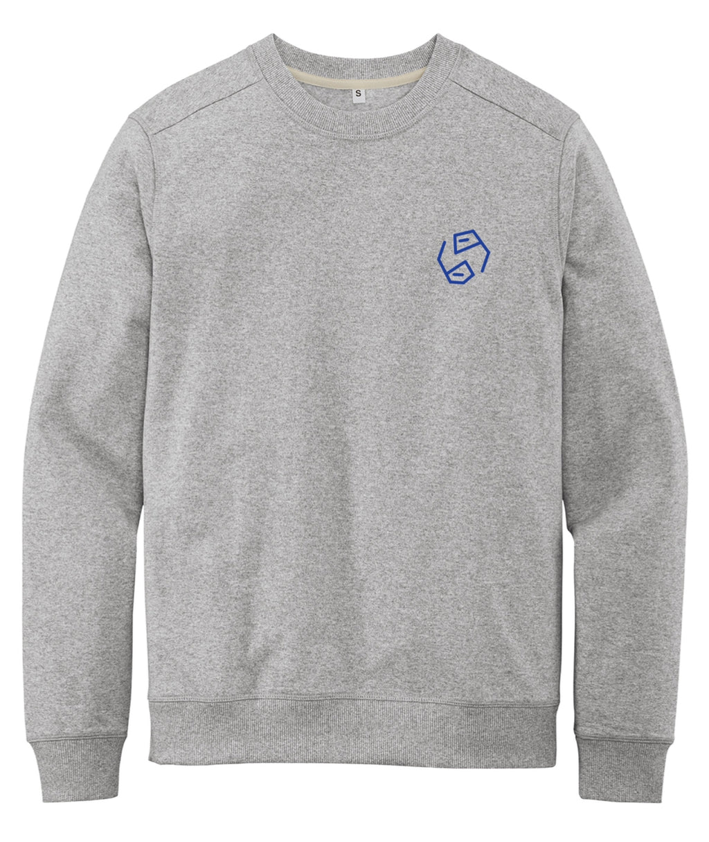 *PRE-ORDER Calamari Golf “Golf now, Cry Later” Crewneck - Athletic Grey