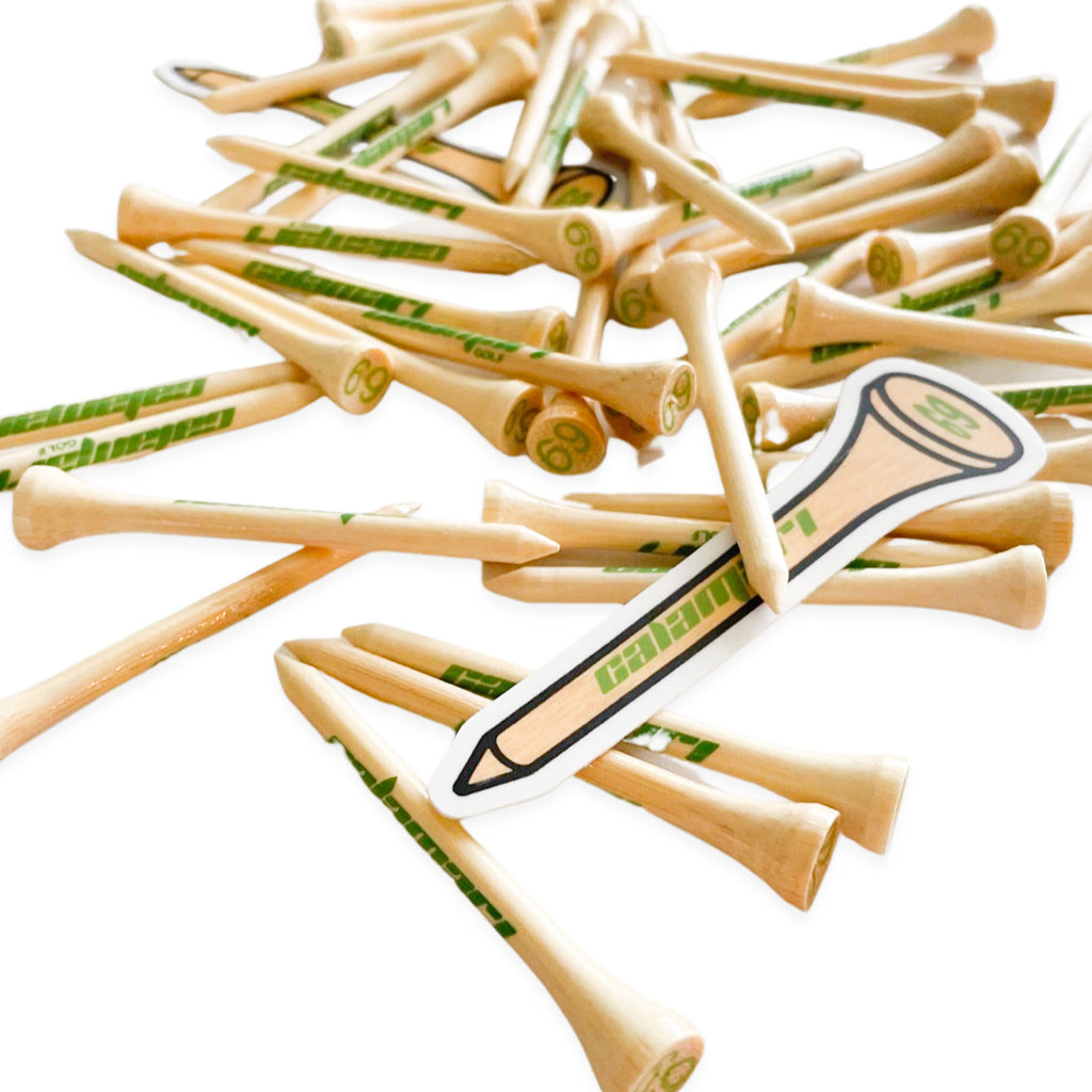 Calamari Snappers™ 2 3/4 "竹子" Golf Tees