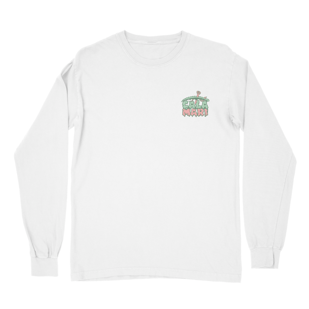 Calamari Golf “DIRTY TSHIRT” Long Sleeve - WHITE
